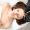 Mesotherapy,  vitamin injections in head skin of hair area. Professional hair loss treatment. Close up view of woman head and doctor's hands with syringe. View above.